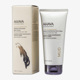Textured surface of Ahava Deadsea Mud Dermud Nourishing Body Cream, creamy consistency