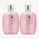 Bottle of Alfaparf Milano Semi Di Lino Density Thickening Low Shampoo – unisex volumising shampoo