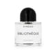 Close-up of Byredo Bibliothèque EDP perfume bottle