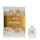 Close-up of Chanel No 5 EDP bottle