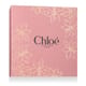 Chloé L'EDP Intense — флакон и лосьон из набора на светлом фоне