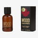Dsquared2 Wood for Him EDT miniature originaalne pakend Dsquared2 Wood for Him EDT miniature pudeli lähivaade