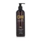 Close-up of Farouk Systems CHI Argan Oil Conditioner bottle