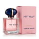 Refined clear bottle of Giorgio Armani My Way EDP