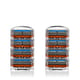 Set of 8 Gillette Fusion 5 disposable shaving razors displayed together