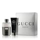 Elegant packaging of Gucci Guilty Pour Homme EDT and shower gel