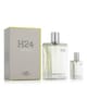 Elegant hermès h24 edt bottle and mini version