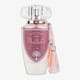 Close-up of Lattafa Mohra Silky Rose EDP bottle