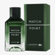 Close-up shot of Lacoste Match Point EDP fragrance bottle