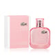 Оригинальная упаковка lacoste l.12.12 rose sparkling edt Бутылка lacoste l.12.12 rose sparkling edt вблизи
