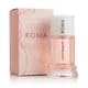 Laura Biagiotti Roma Fiori Bianchi EDT elegantne pakend Laura Biagiotti Roma Fiori Bianchi EDT pudeli detailvaade