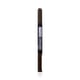 Close-up view of Maybelline Express Brow Satin Duo (04 - Dark Brown)