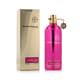 Close-up of montale paris roses musk edp bottle