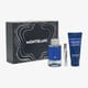 Montblanc Explorer Ultra Blue lõhnade kinkekomplekt Montblanc Explorer Ultra Blue EDP komplekt miniatuuri ja dušigeeliga