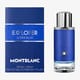 Bottle of Montblanc Explorer Ultra Blue EDP up close