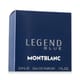 Elegant bottle of Montblanc Legend Blue EDP