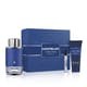 Montblanc Explorer Ultra Blue lõhnade kinkekomplekt Montblanc Explorer Ultra Blue EDP komplekt miniatuuri ja dušigeeliga