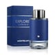 Bottle of Montblanc Explorer Ultra Blue EDP up close