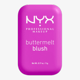 Autentne NYX Professional Makeup Buttermelt Blush (12 All The Butta) toode NYX Professional Makeup Buttermelt Blush (12 All The Butta) pakend lähivaates