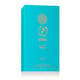 Originaalpakend Nusuk Ajwaa Turquoise EDP 100 ml Nusuk Ajwaa Turquoise EDP pudel lähedalt, tähistades peenet disaini