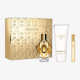 Rafineeritud ja elegantne pakend Rabanne Million Gold For Her EDP naiste lõhnakomplektile