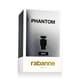 Original packaging of Rabanne Phantom Parfum Close-up of Rabanne Phantom Parfum bottle