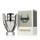 Rabanne Invictus EDT perfume bottle close-up, minimalist style