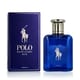 Ralph Lauren Polo Blue Parfum pudeli minimalistlik disain, elegantne sinine toon