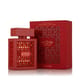Original packaging of Rave Now Rouge EDP Close-up of Rave Now Rouge EDP perfume bottle
