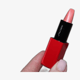 Close-up of Shiseido Technosatin Gel Lipstick (417 Soundwave) in elegant packaging