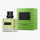 Elegant bottle of Valentino Donna Born in Roma Green Stravaganza Eau De Parfum 50 ml