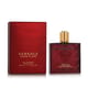 флакон Versace Eros Flame EDP крупным планом, детали флакона Versace Eros Flame EDP