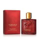 флакон Versace Eros Flame EDP крупным планом, детали флакона Versace Eros Flame EDP