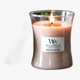 Мини свеча WoodWick с ароматом ванили и морской соли
