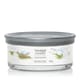 Свеча Yankee Candle Clean Cotton 5-огоньковая – детали и гладкая поверхность