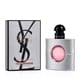 Close-up of Yves Saint Laurent Black Opium Glitter EDP bottle