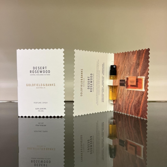Goldfield & Banks Australia Desert Rosewood EDP 2ml Perfumery