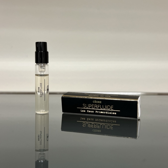 LES EAUX PRIMORDIALES Superfluide Cedre EDP 2.5 ml Perfumery