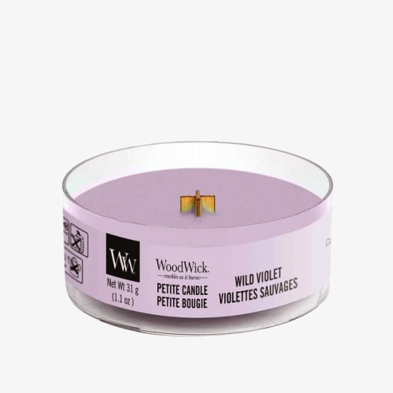 WoodWick Petite Wild Violet 31 g Küünlad