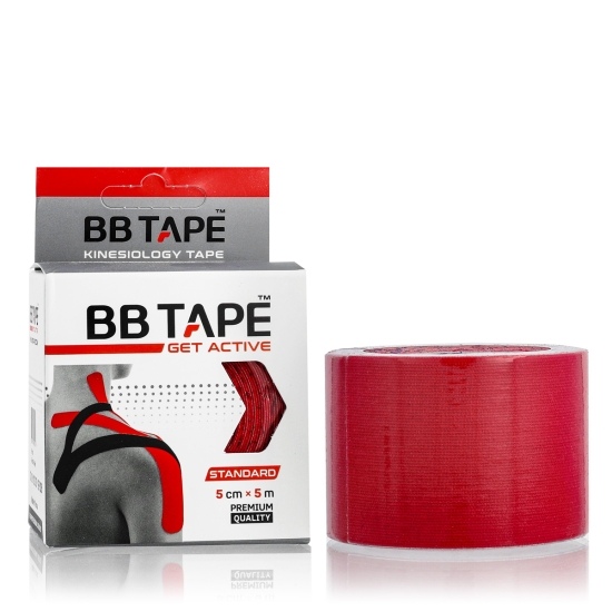 BB Tape Get Active Standart (Red) 5 cm x 5 m