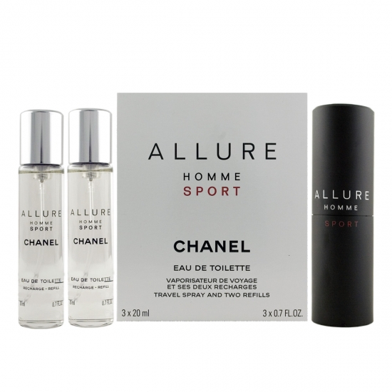 Chanel Allure Homme Sport EDT able 20 ml + EDT 2 x 20 ml