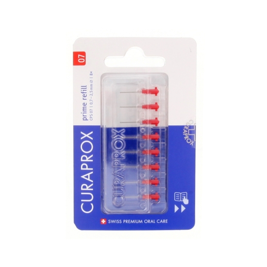 Curaprox Prime CPS 07 (0.7 - 2.5 mm) 8 pcs, Red