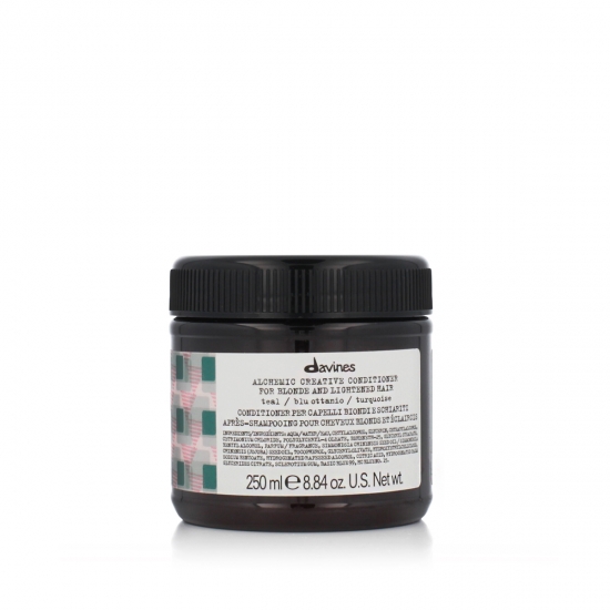 Davines Alchemic Creative Conditioner For Blonde And Lightened Hair Teal