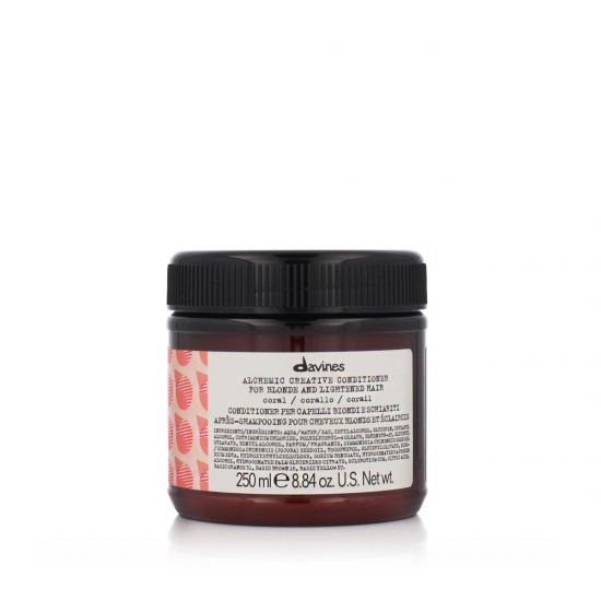 Davines Alchemic Creative Conditioner For Blonde And Lightened Hair Coral