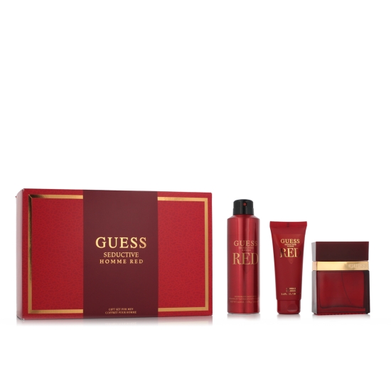 Guess Seductive Homme Red EDT 100 ml + DEO VAPO 226 ml + SG 100 ml + Cosmetic bag