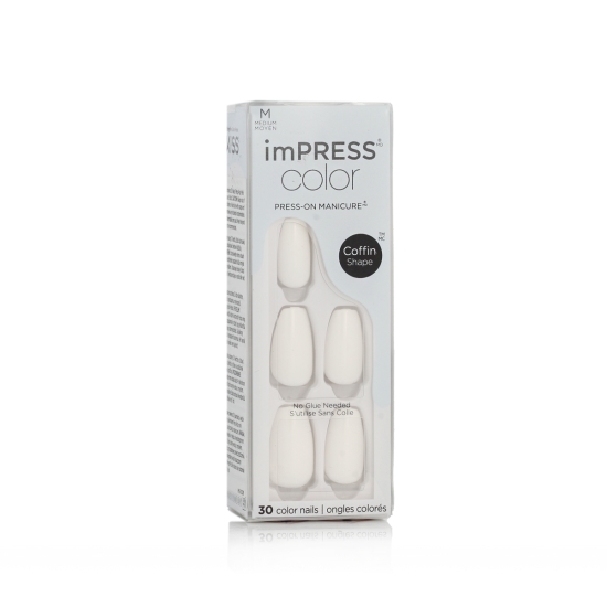 KISS imPRESS color Press-On Manicure M (501 Frosting) 30 ks