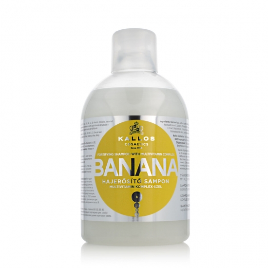 Kallos Banana With Multivitamin Complex Shampoo 1000 ml
