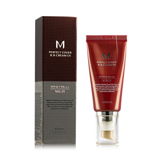 MISSHA M Perfect Cover BB Cream EX SPF 42 PA+++ (No.21 Light Beige) 50 ml