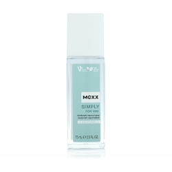 Mexx Simply For Him Deodorant in glass