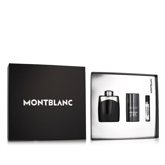 Mont Blanc Legend for Men EDT 100 ml + EDT MINI 7.5 ml + DST 75 g